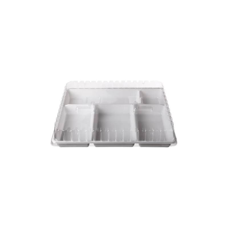 PLATEAU REPAS 5 COMPARTIMENTS