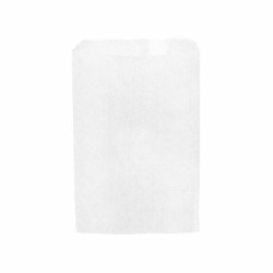 SACHET KRAFT BLANC 14+7x27