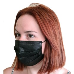 MASQUE NOIR 3 PLIS X50